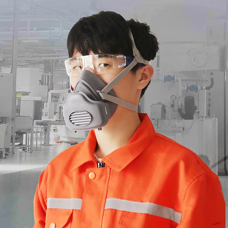 Silicone Mask Dust Mask High-Efficiency Filter Dust Cement Coal Mineral ...