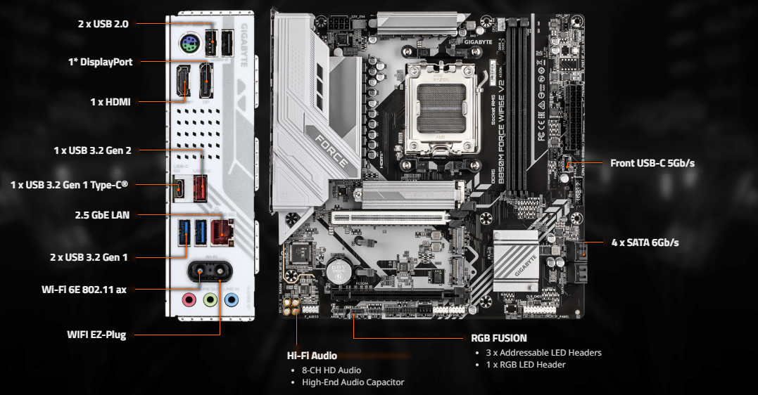 gigabyte-b850m-force-wifi6e-v2-m-atx-gaming-motherboard-shopee-malaysia
