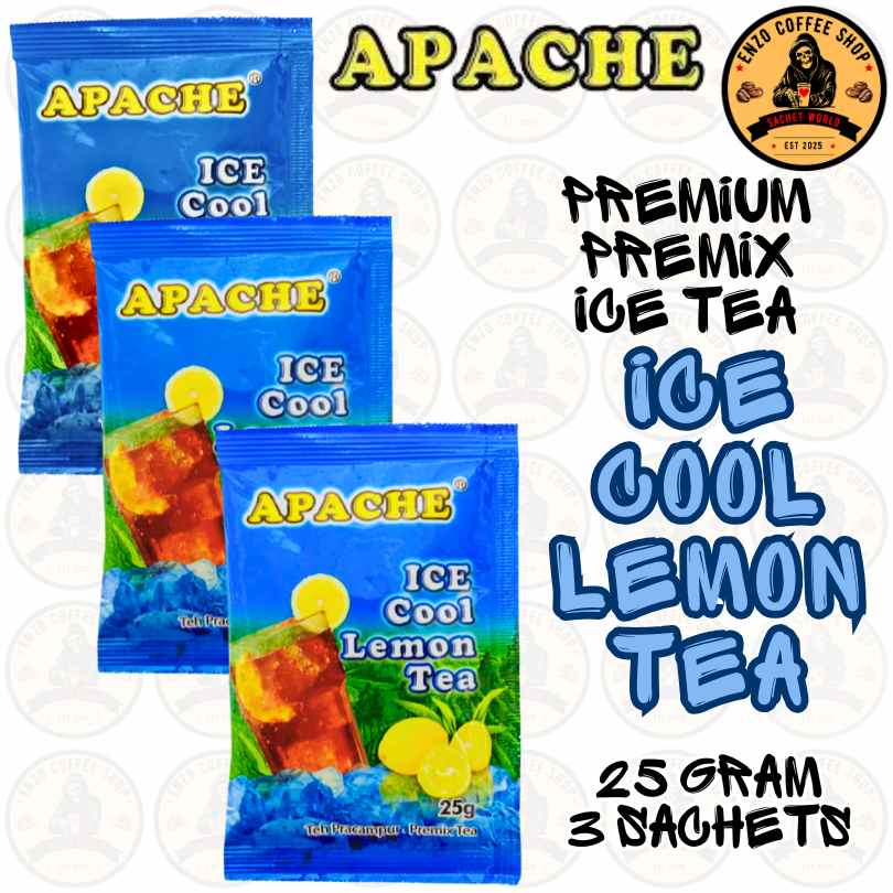 Apache Coffee - Ice Cool Lemon Tea - Instant Teamix Drink | Shopee Malaysia