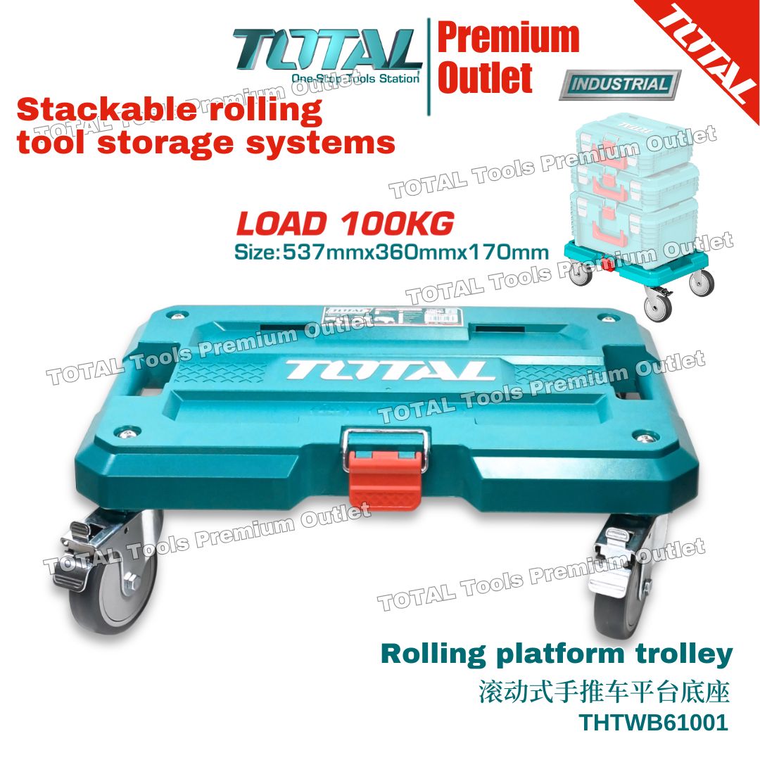 TOTAL Tools Stackable rolling tool box storage systems - THTWB61001 ...