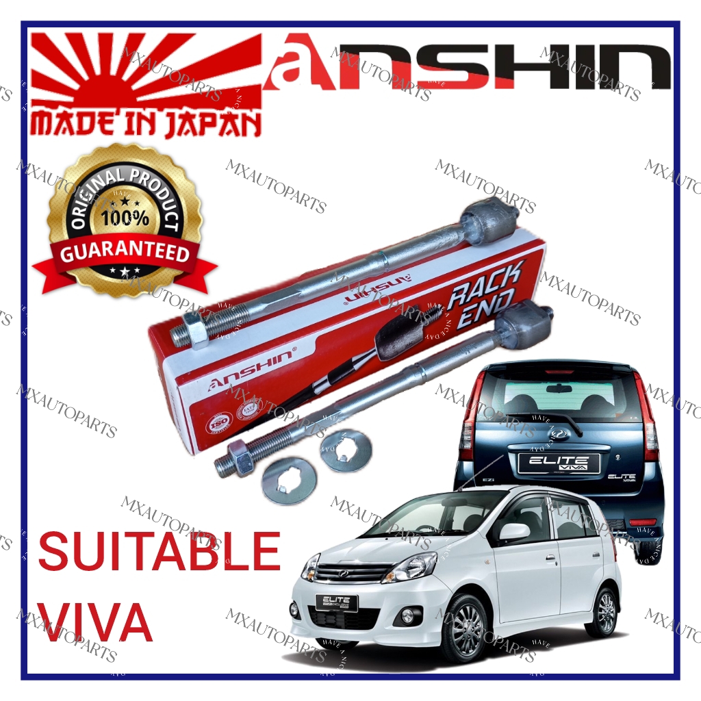 ORIGINAL ANSHIN JAPAN RACK END PERODUA VIVA 660 850 1.0 RACK END SET ...