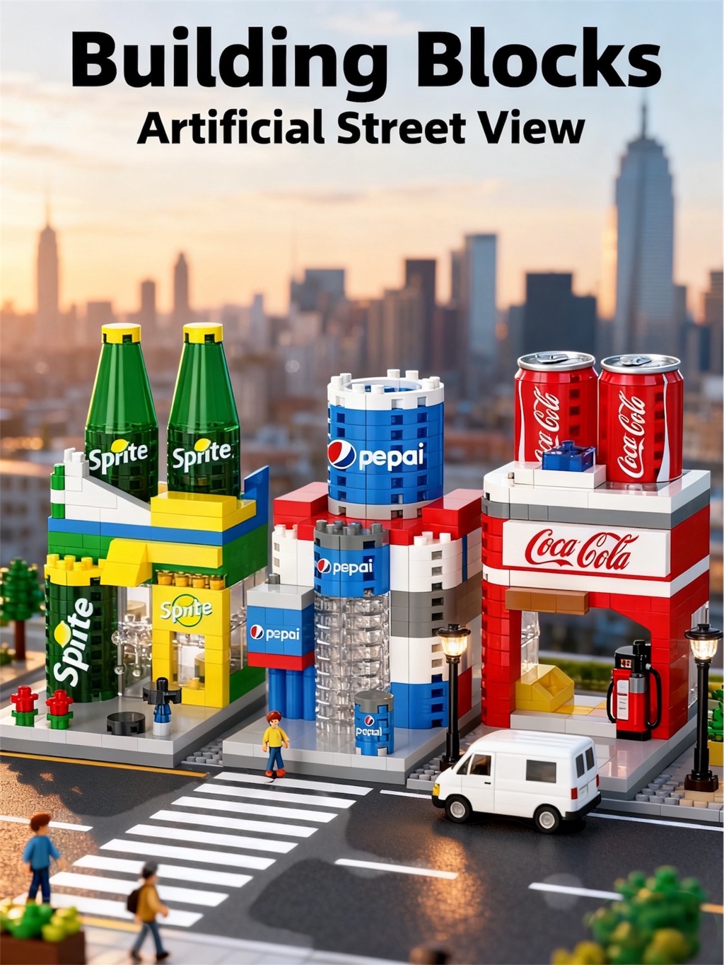 【Hot Selling】8-in-1 Mini Shop Micro Blocks Set – Drink Store, Snack ...