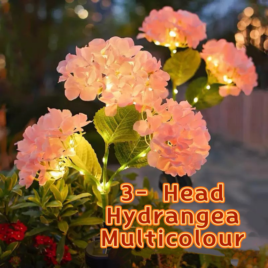 MG SOLAR Lampu Solar Bunga Raya Waterproof | Solar Flowers Light Hiasan ...