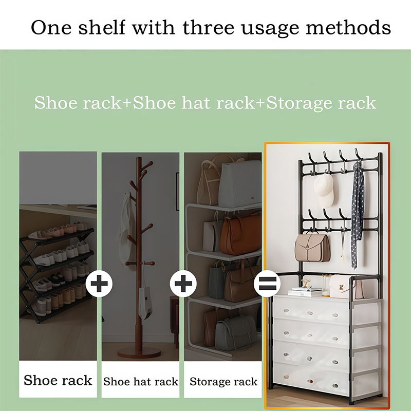 Kasut Dengan Bertutup Anti Harbuk Almari Kasut Rak Stackable Shoe Rack ...