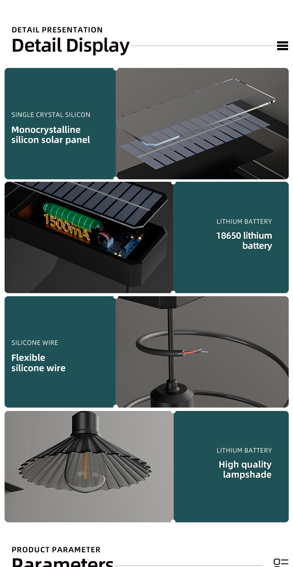 Dingdian LED Solar Wall Light Retro Courtyard Light Waterproof Outdoor ...