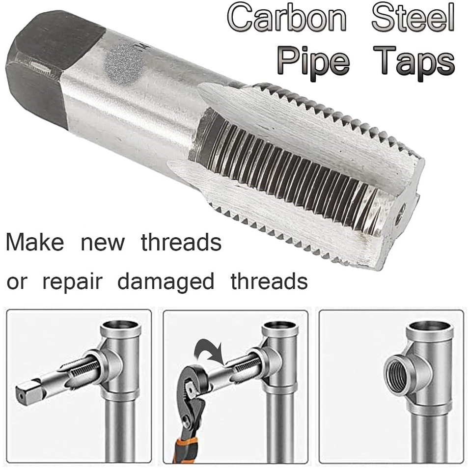 1/2 Inch Pipe Thread Tap Hex Handle Pipe Thread Tap Repair Thread Plug ...