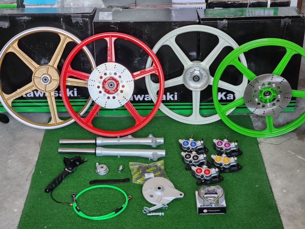 COMBO SET RIM AR80 FULL SET WITH CALIPER 8.1 THAILOOK PNP EX5 EX5 DREAM ...