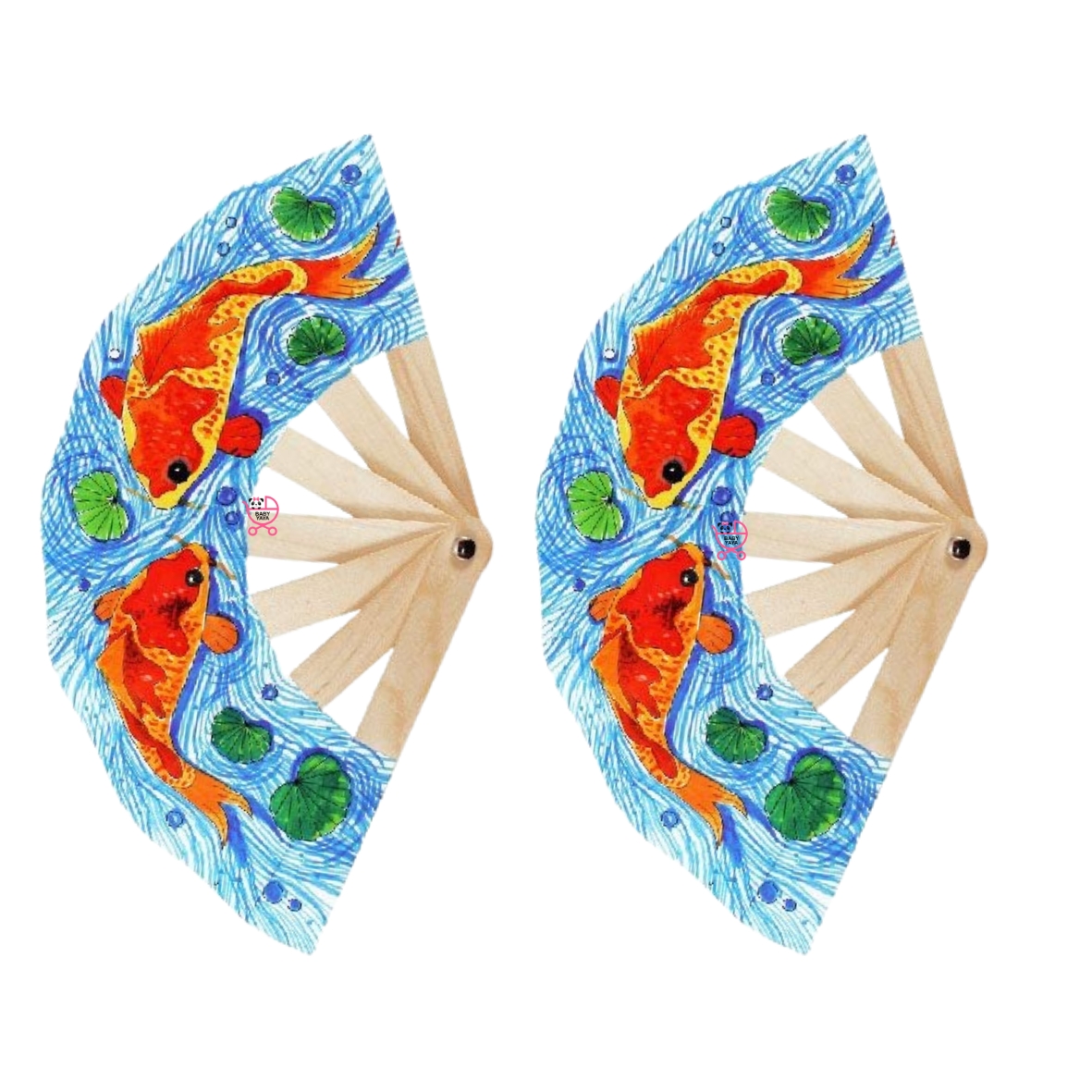 DIY Koi Fish Paper Fan Kit for Kids 5 in 1 | Chinese New Year Craft ...
