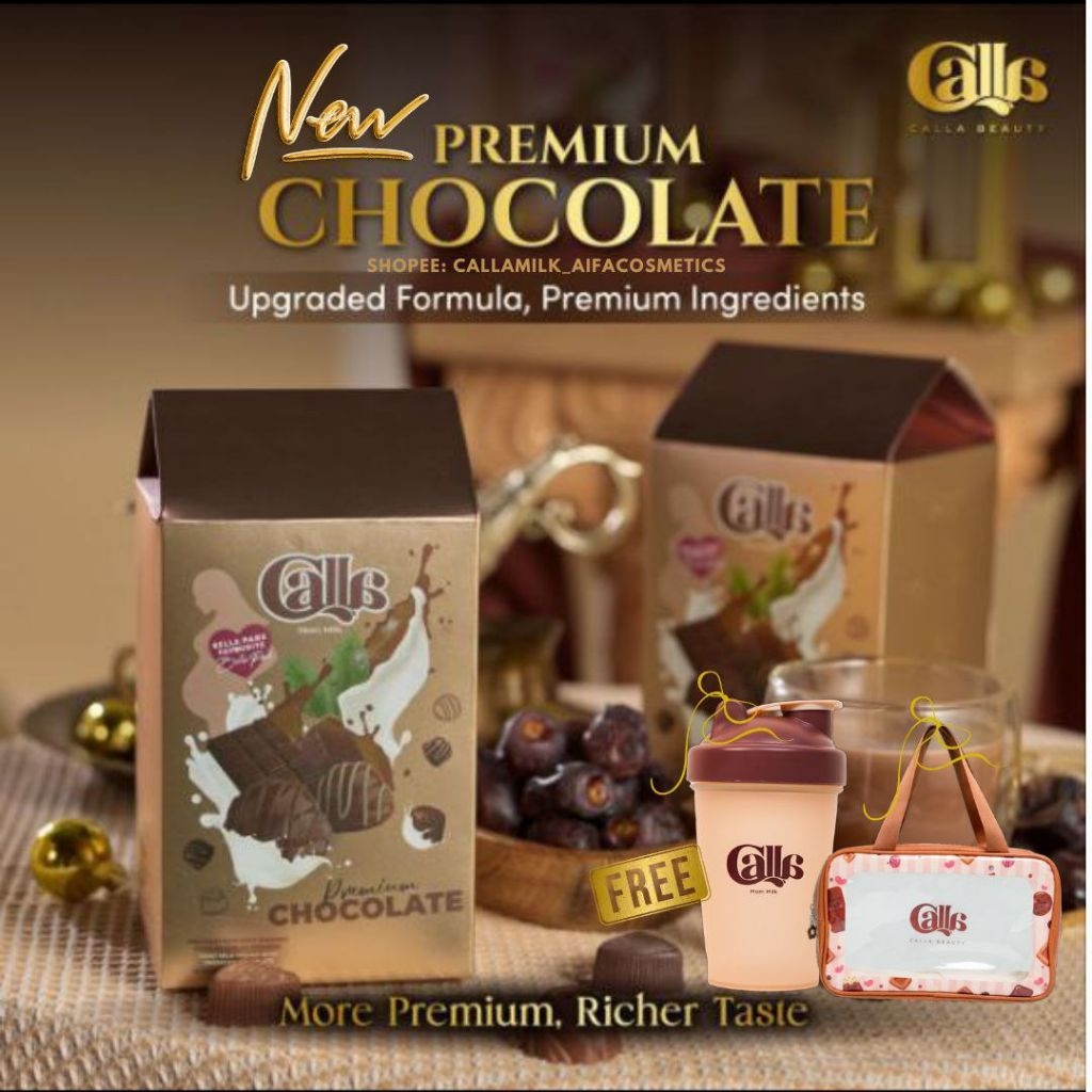CALLA MILK by Calla Beauty Chocolate Taro Melon Strawberry Susu Kambing ...