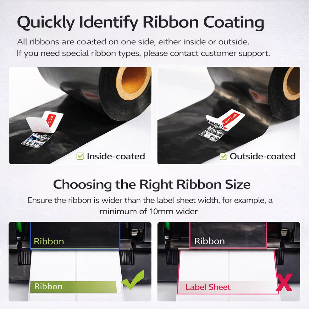 Wax S20 110MM X 300M (FO) Thermal Transfer Ribbon/Barcode Ribbon ...