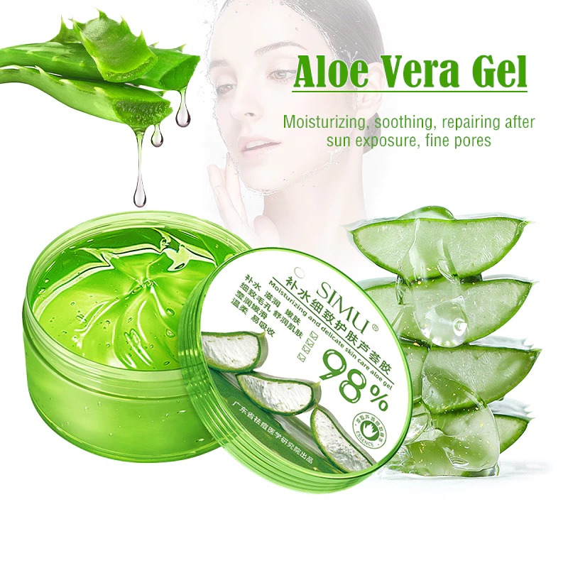 (saveyrmoney) SIMU Aloevera Gel Soothing & Moisture 98% Aloe Extracts ...