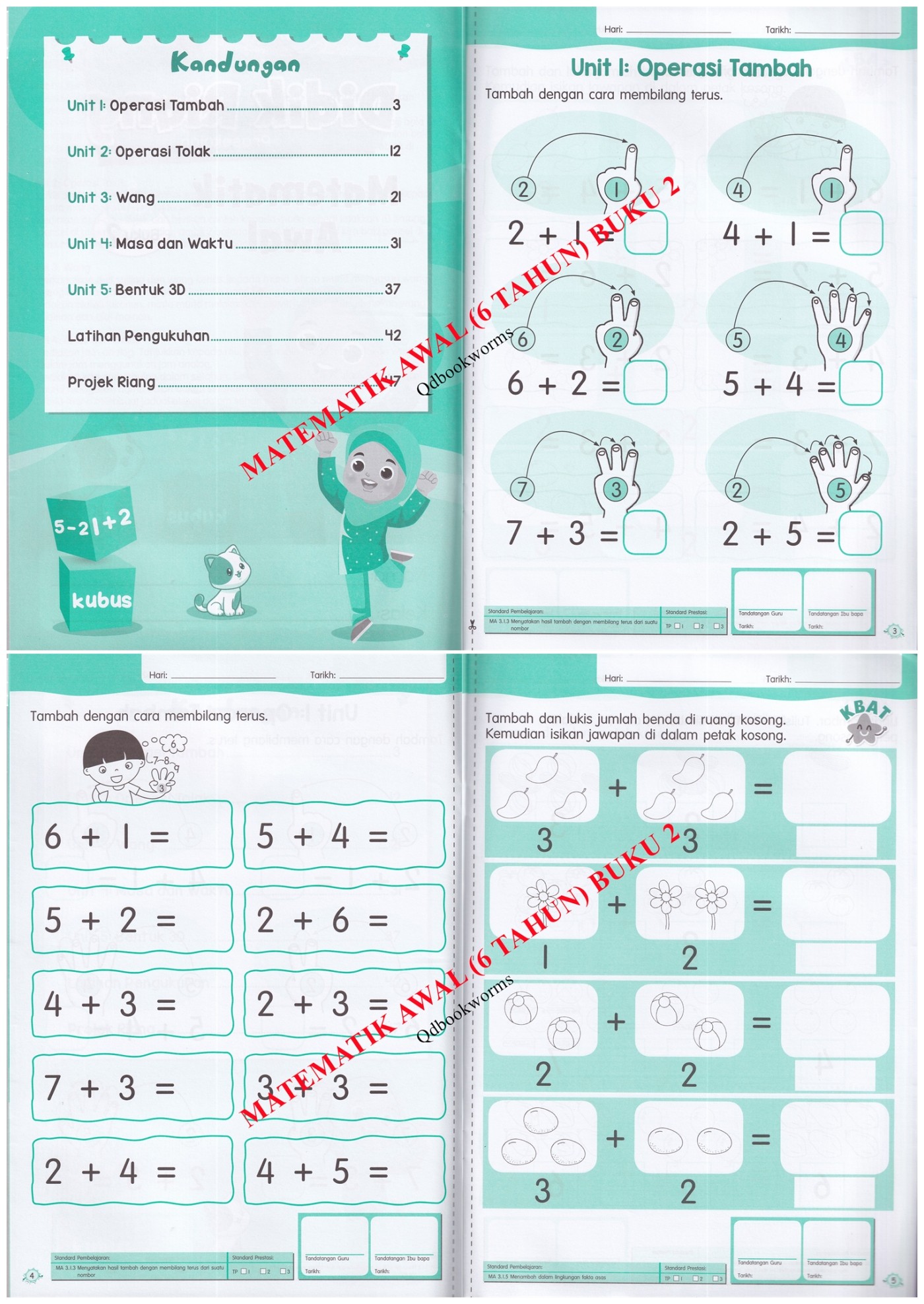 Umur 6 AKTIVITI DIDIK RIANG PRASEKOLAH Math Sains Bahasa Melayu ...