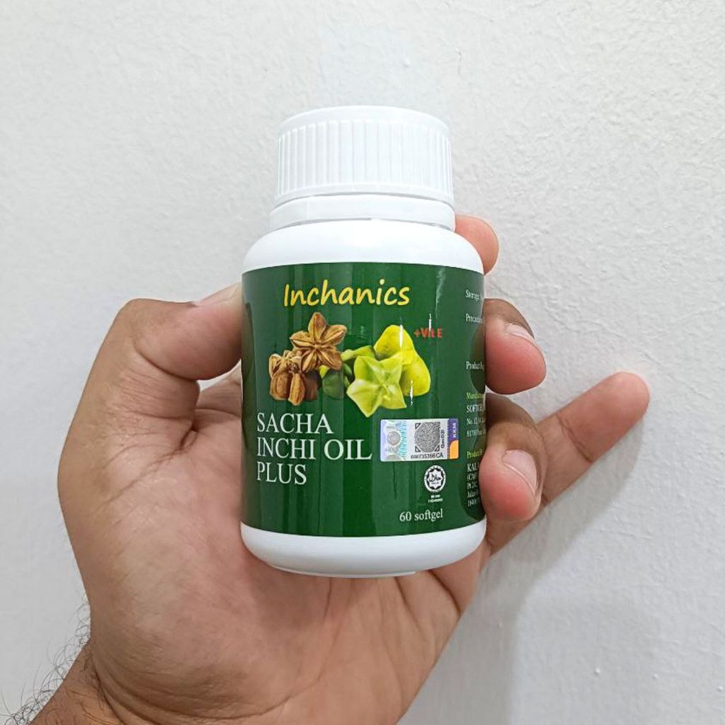 (2 botol ) Sacha Inchi Oil Plus by Inchanics ( Ada Hologram KKM dan Cop ...