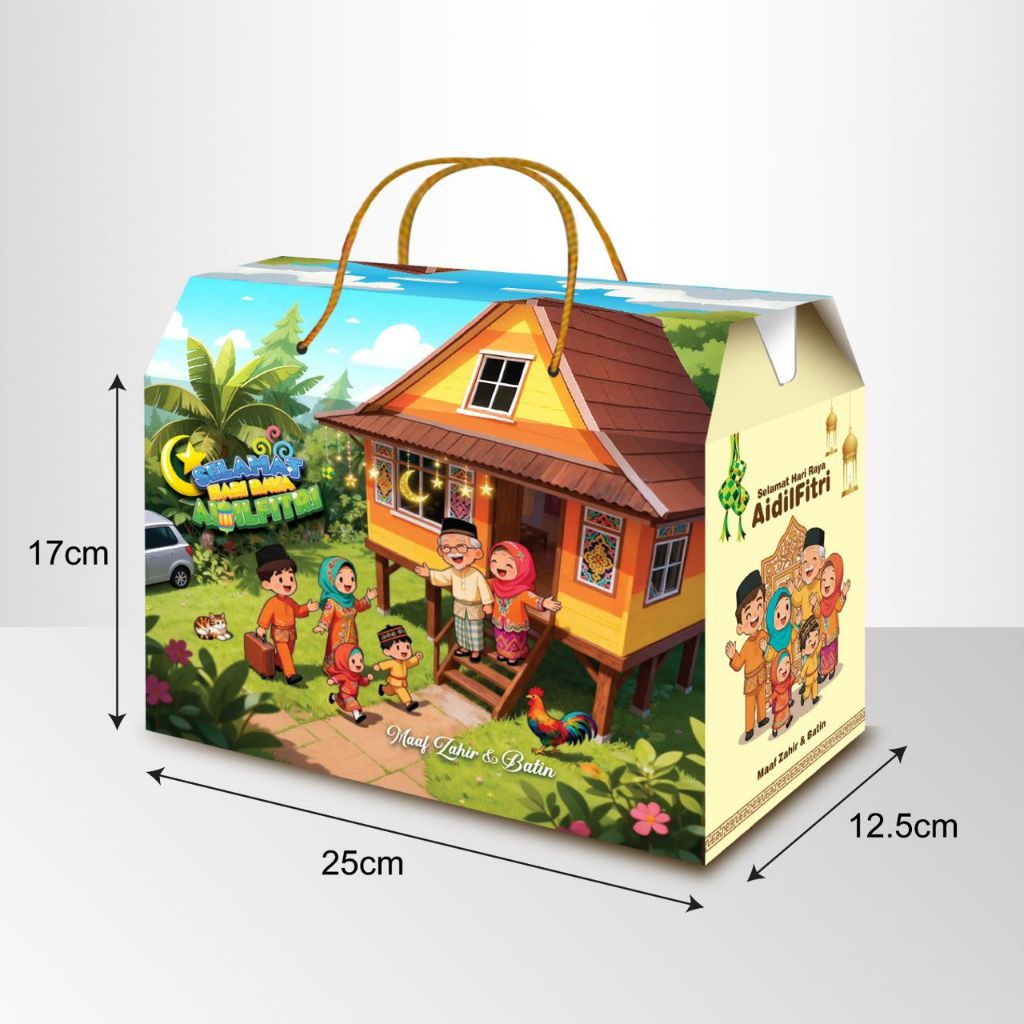 ( 2026 )Hari Raya Gift Box/Raya Kuih Lapis Box / Kotak Hadiah Raya ...