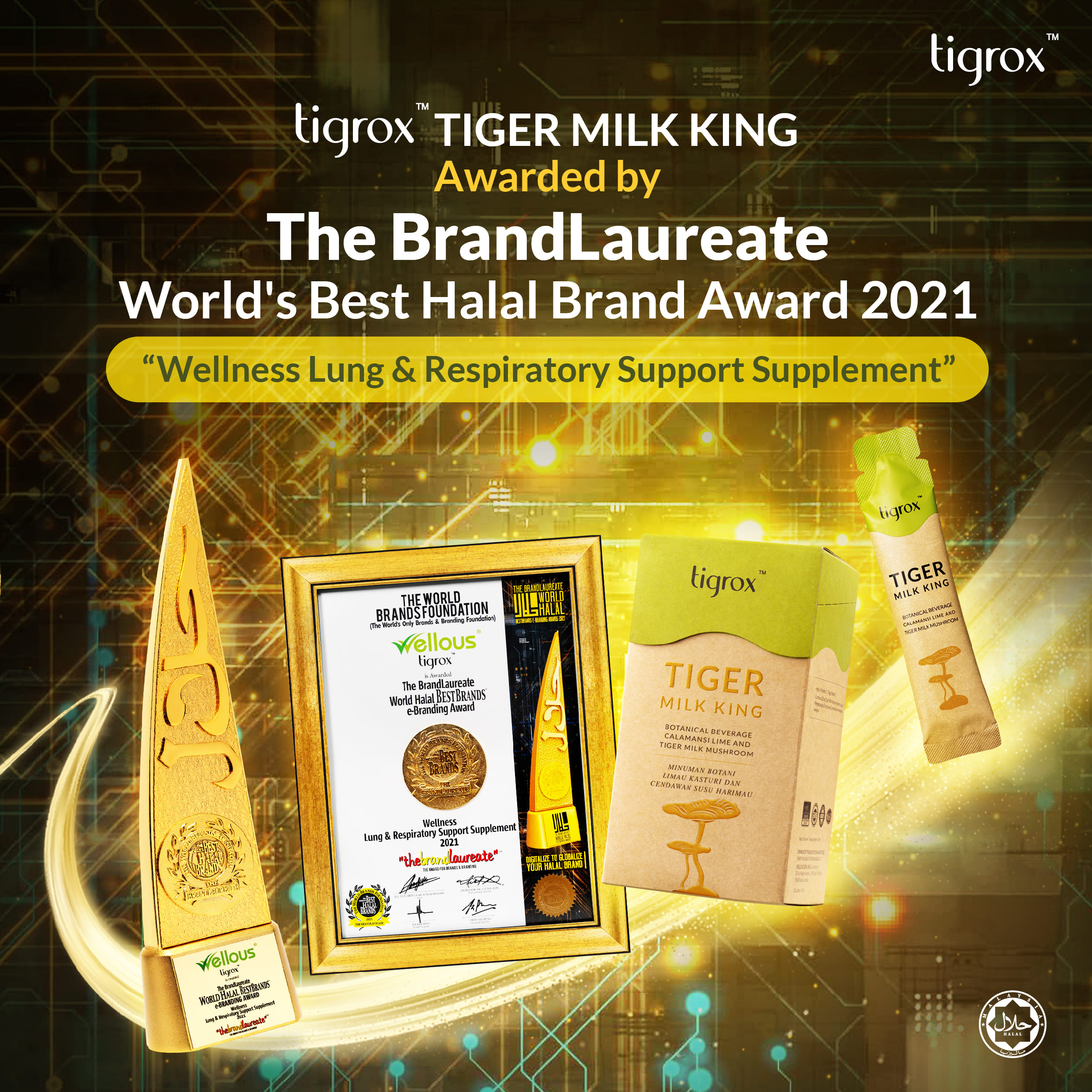 TIGROX Tiger Milk King Botanical Beverage Calamansi Lime And Tiger Milk ...