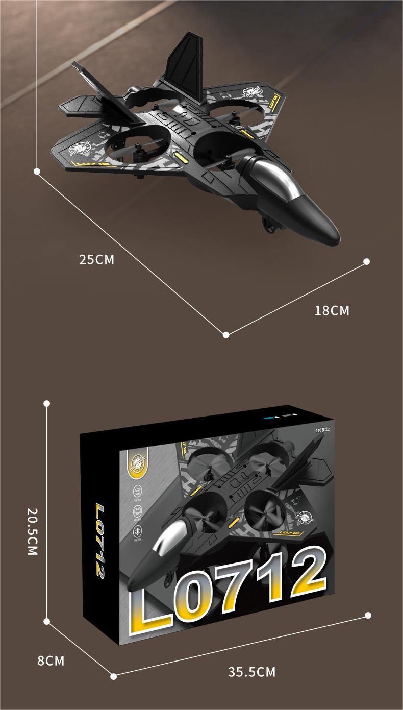 L0712 Remote Control Plane Children Toy Boy Gift Foam Glider Remote ...