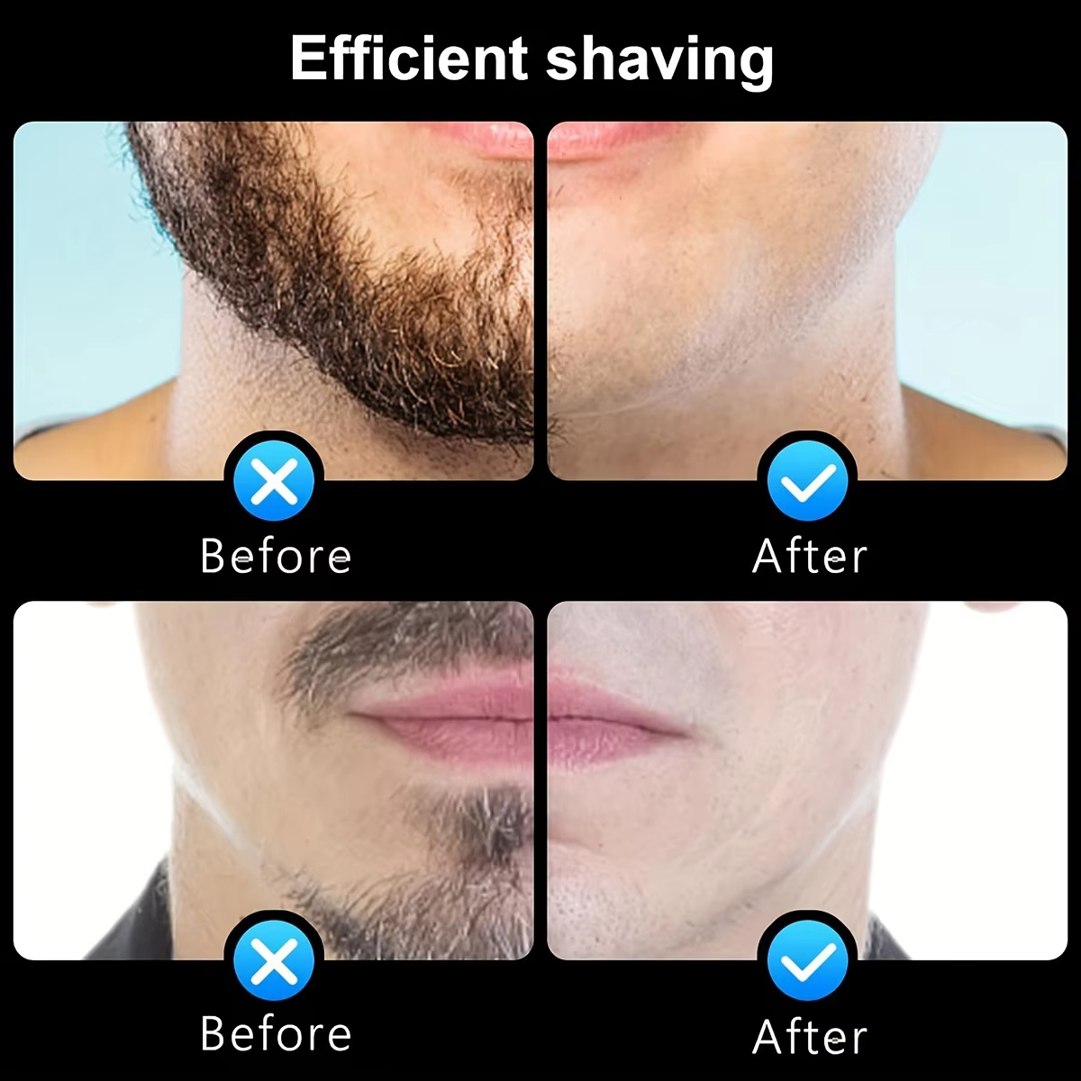 Mini Electric Shaver Portable Razor Rechargeable Type-C Wet&Dry Beard ...