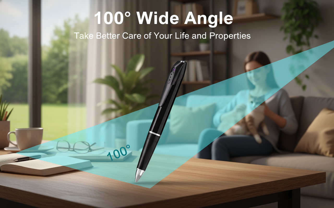 Pen Camera 2-in-1 Writing Pen & Video Recorder, 1080P FHD Short Focal ...