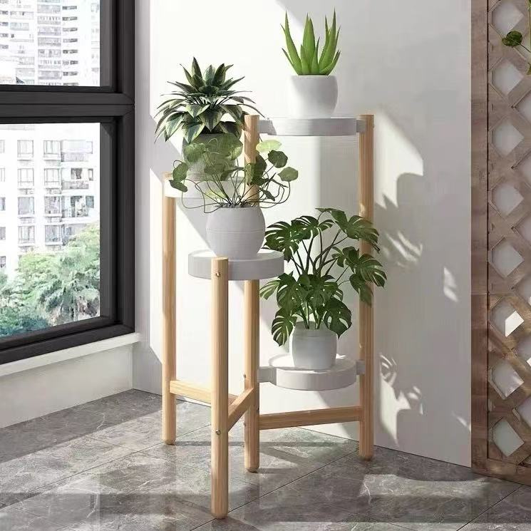 Rak Bunga Moden Stylish Flower Pot Stand Display Indoor Outdoor Home ...