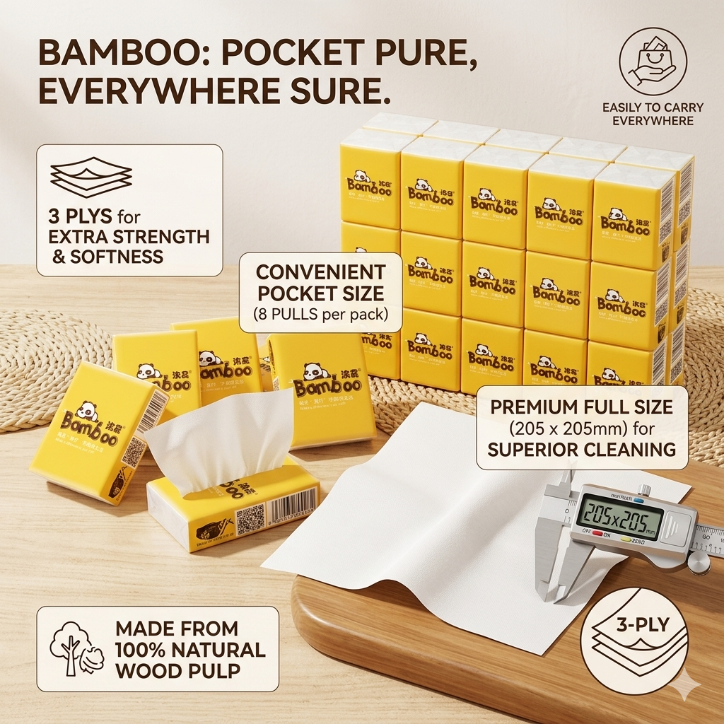 READY STOCK ️ Mini Pocket Tissue Daily Use Pocket Tissue Tisu Poket ...