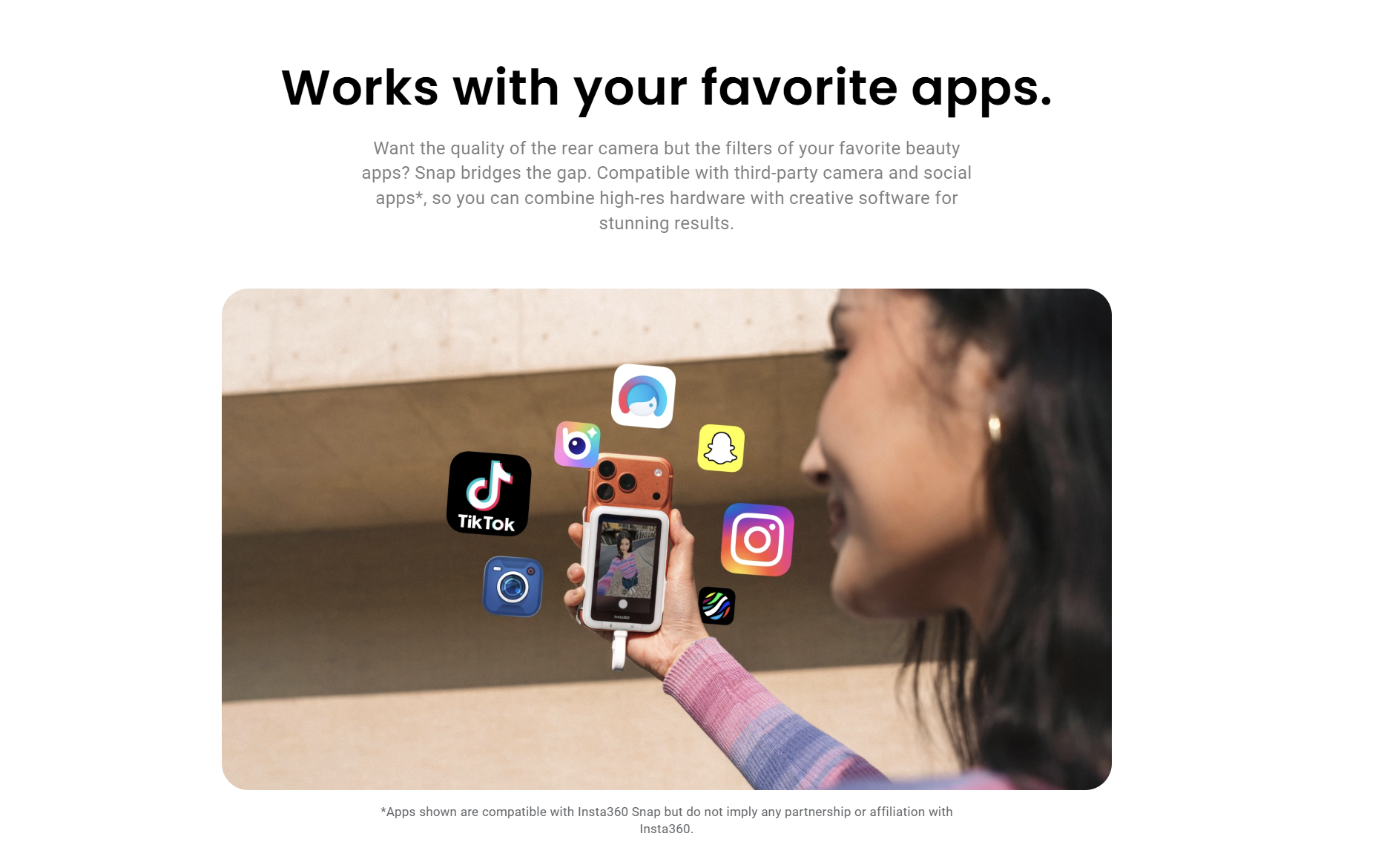 Insta360 Snap Selfie Screen — co-developed with AMIRO | Shopee Malaysia