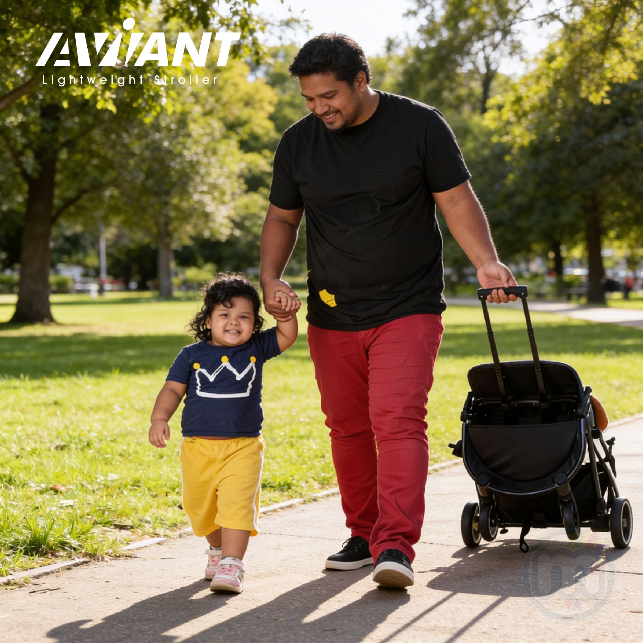 Mamakiddies Aviant Baby Stroller Compact Foldable Lightweight Travel ...