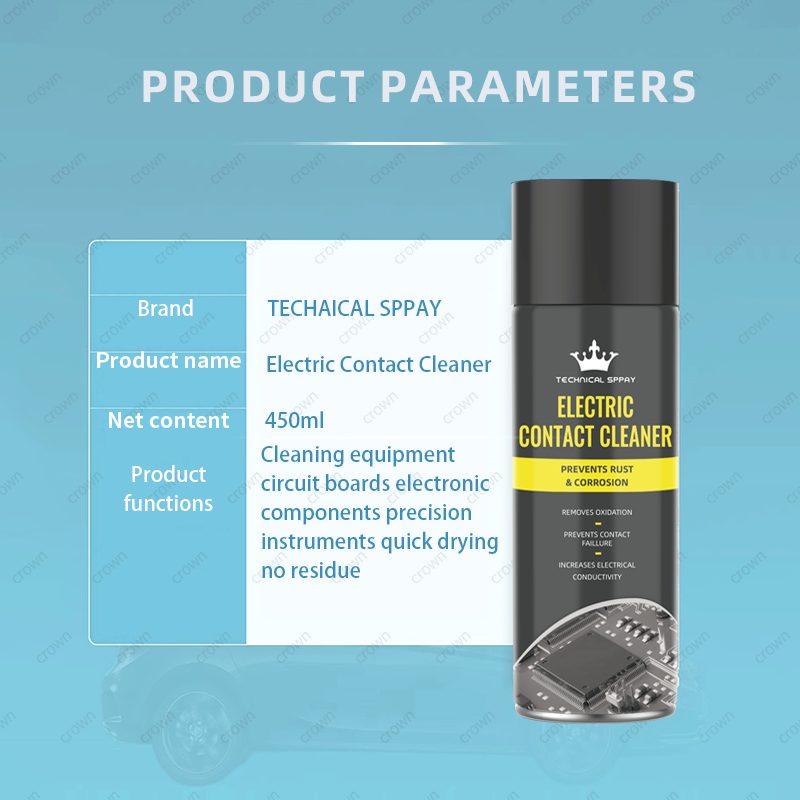 CROWN Fast Drying Electronic Contact Cleaner Spray Contact Grease ...