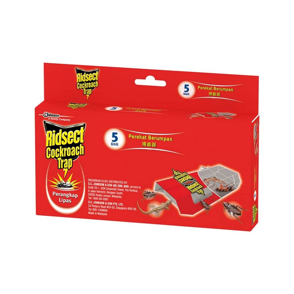 Ridsect Cockroach & Lizard Trap (5's) [Safe & Effective] | Shopee Malaysia