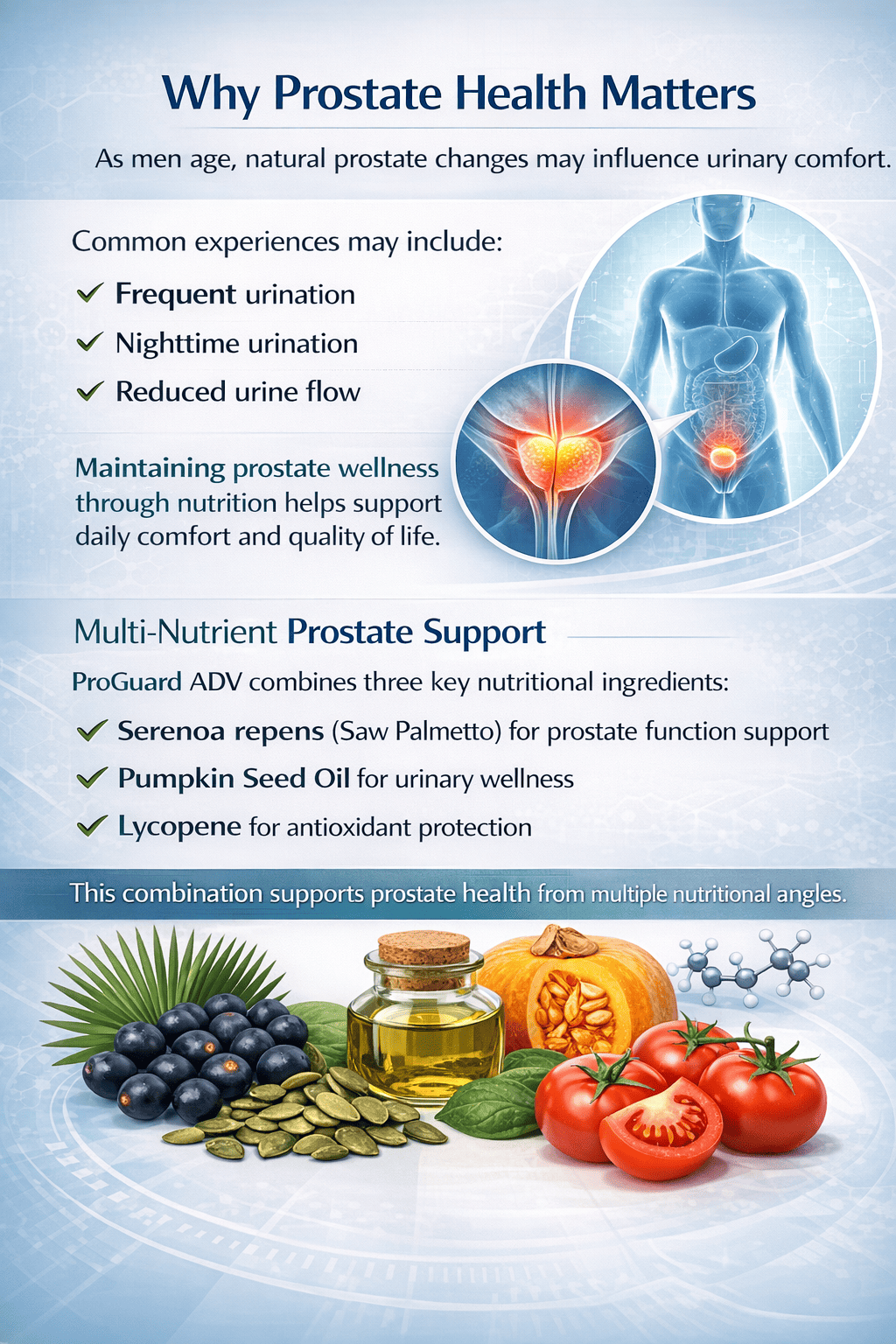 The PrimAGE ProGuard ADV Support Health Prostate, Prevent Urinary Tract ...