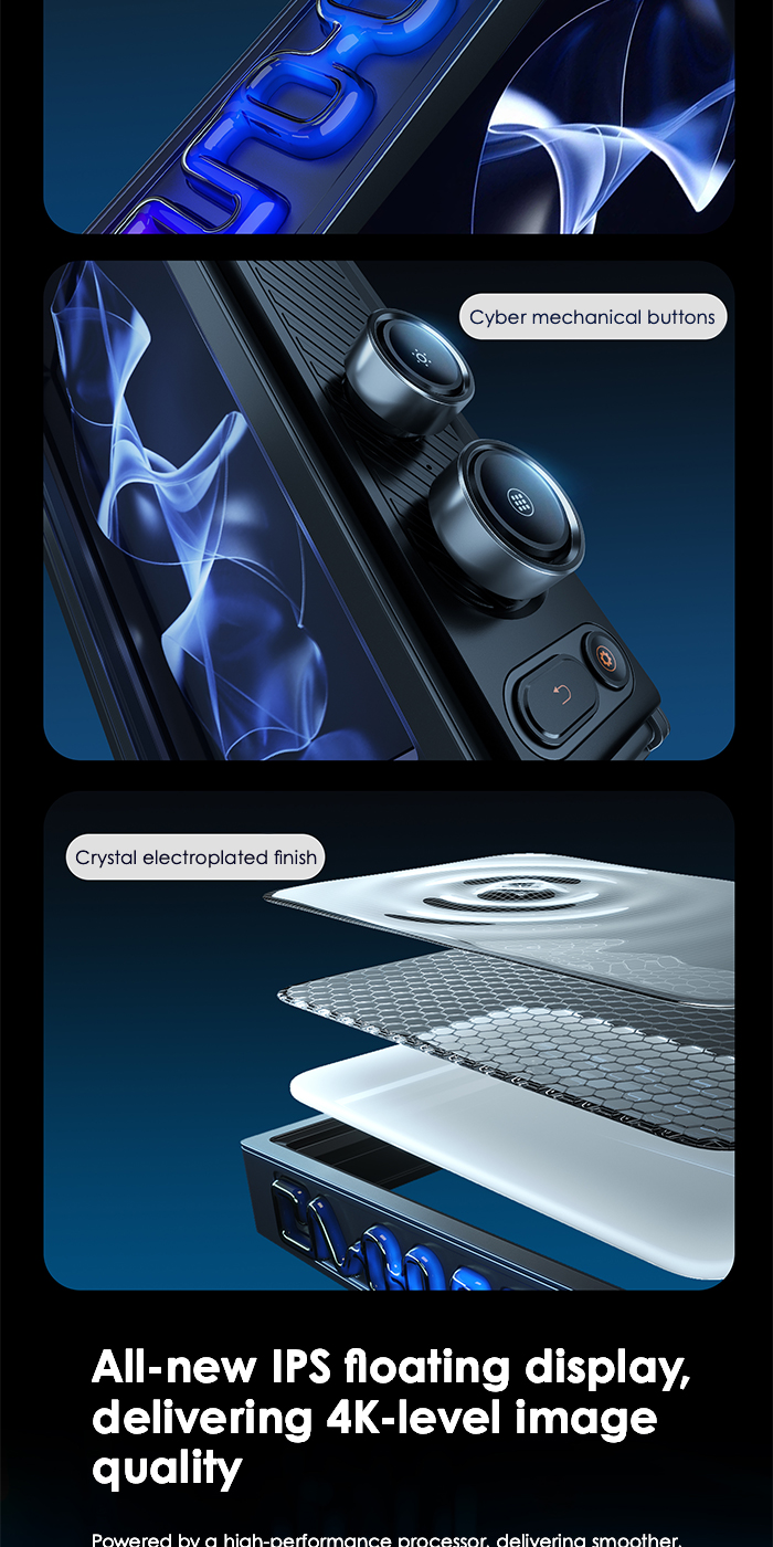 DIVOOM TIMES FRAME Unique Transparent HD Display Smart Frame - BLACK ...