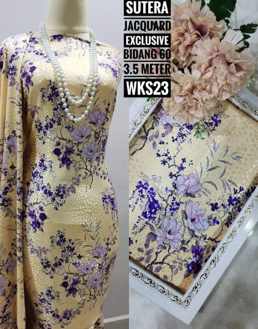 SUTERA JACQUARD PREMIUM EXCLUSIVE CORAK BARU NEW ARRIVAL SUTERA PREMIUM ...