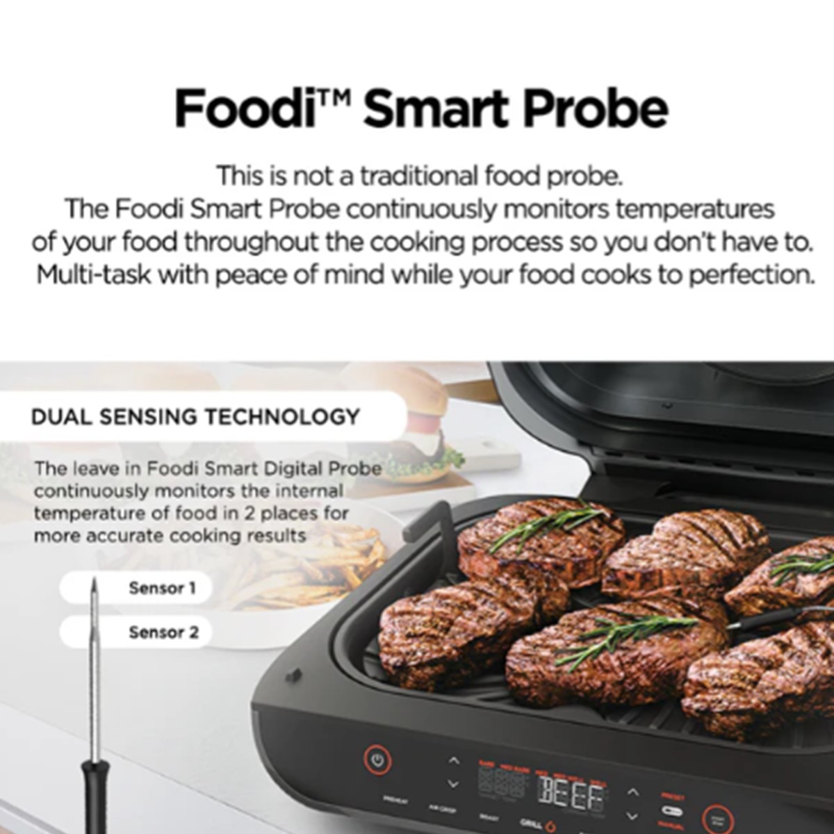 Ninja Foodi Smart XL Grill & Air Fryer AG551 | Shopee Malaysia