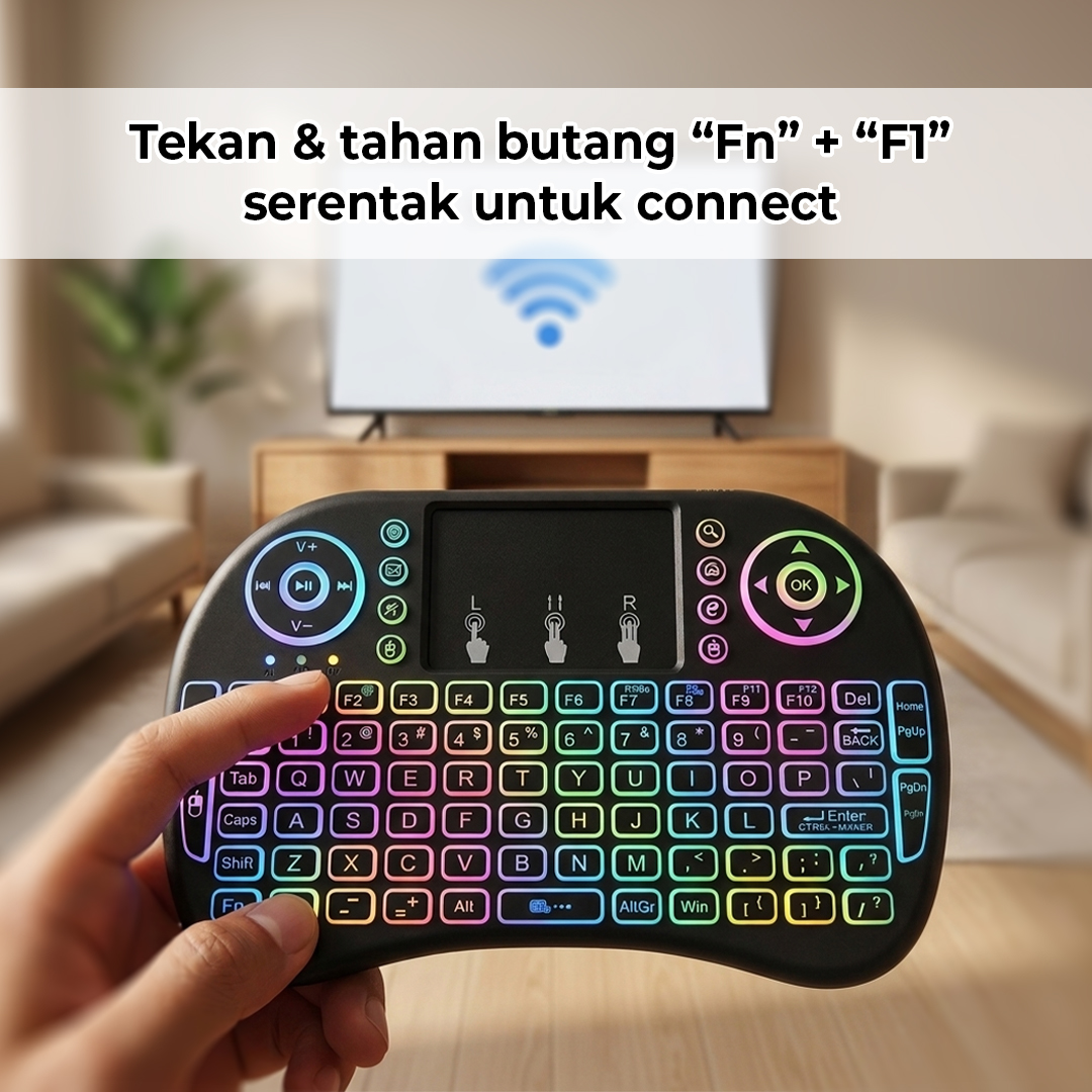 i8 Mini Wireless Keyboard Air Mouse 2.4GHz Remote Control PC Google ...