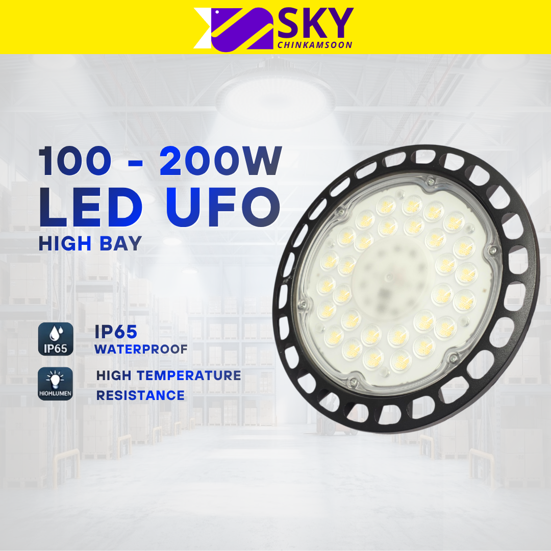 LED UFO HIGH BAY LIGHT SUITABLE FOR WAREHOUSE FACTORY 100W/150W/200W ...