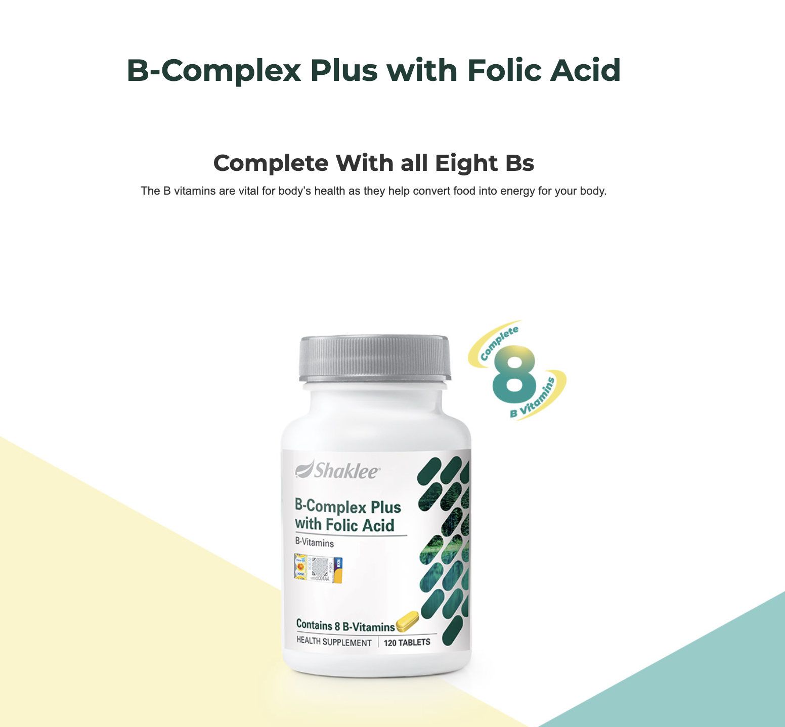 Shaklee B Complex Plus With Folic Acid | Shopee Malaysia