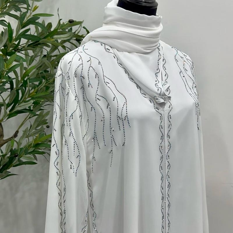 Abaya Awrella Manik Dubai - Kain Sifon & Premium Korean Nida Percuma ...