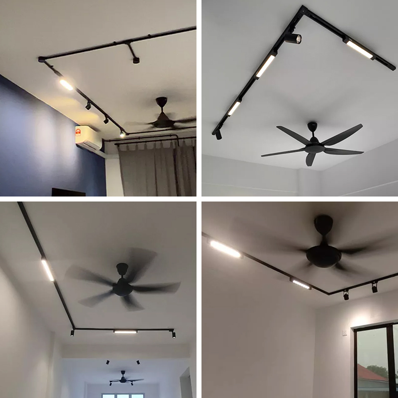 CHENBEN Linear Led Track Light 3 Color Changeable Spotlight Track Light ...