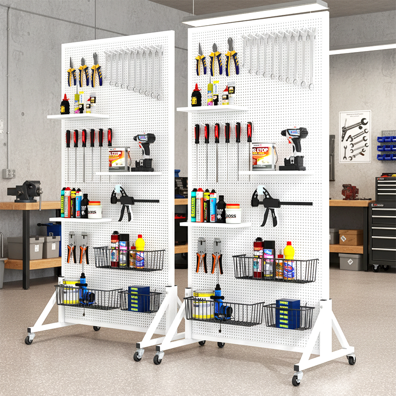 Pegboard Rack Stand Pegboard Stand Pegboard Organizer Pegboard Shelf ...