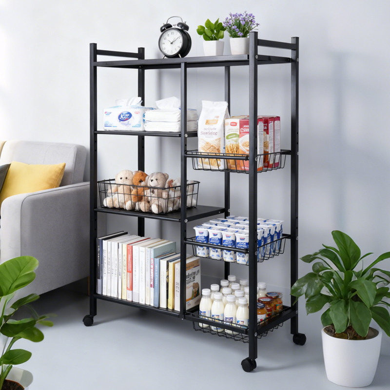 3/4 Tier Kitchen Basket Land Storage Rack Multi Layer Storage Rack ...