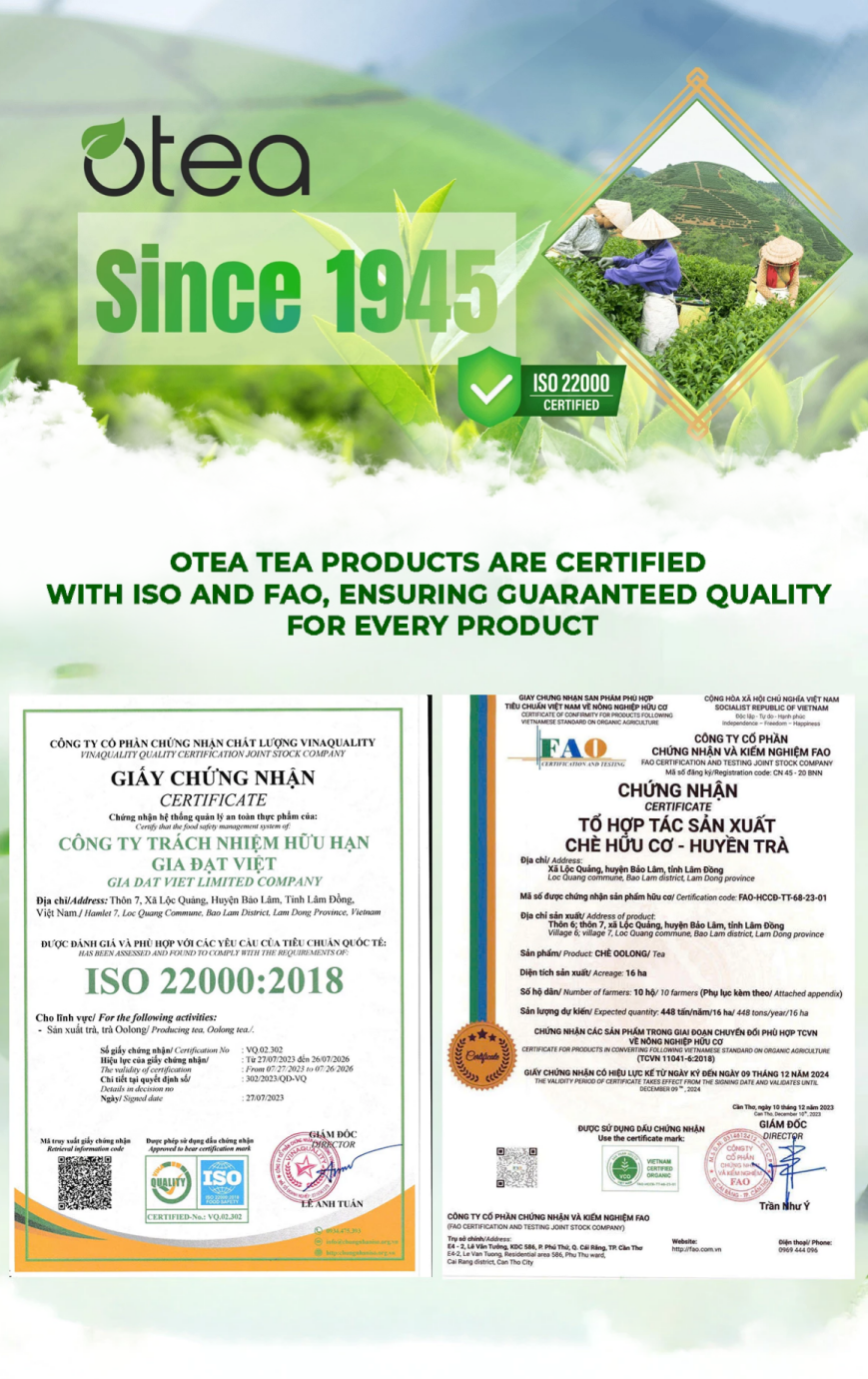 Otea Premium Organic Peach Oolong Tea Smooth Natural Peach Aroma ...