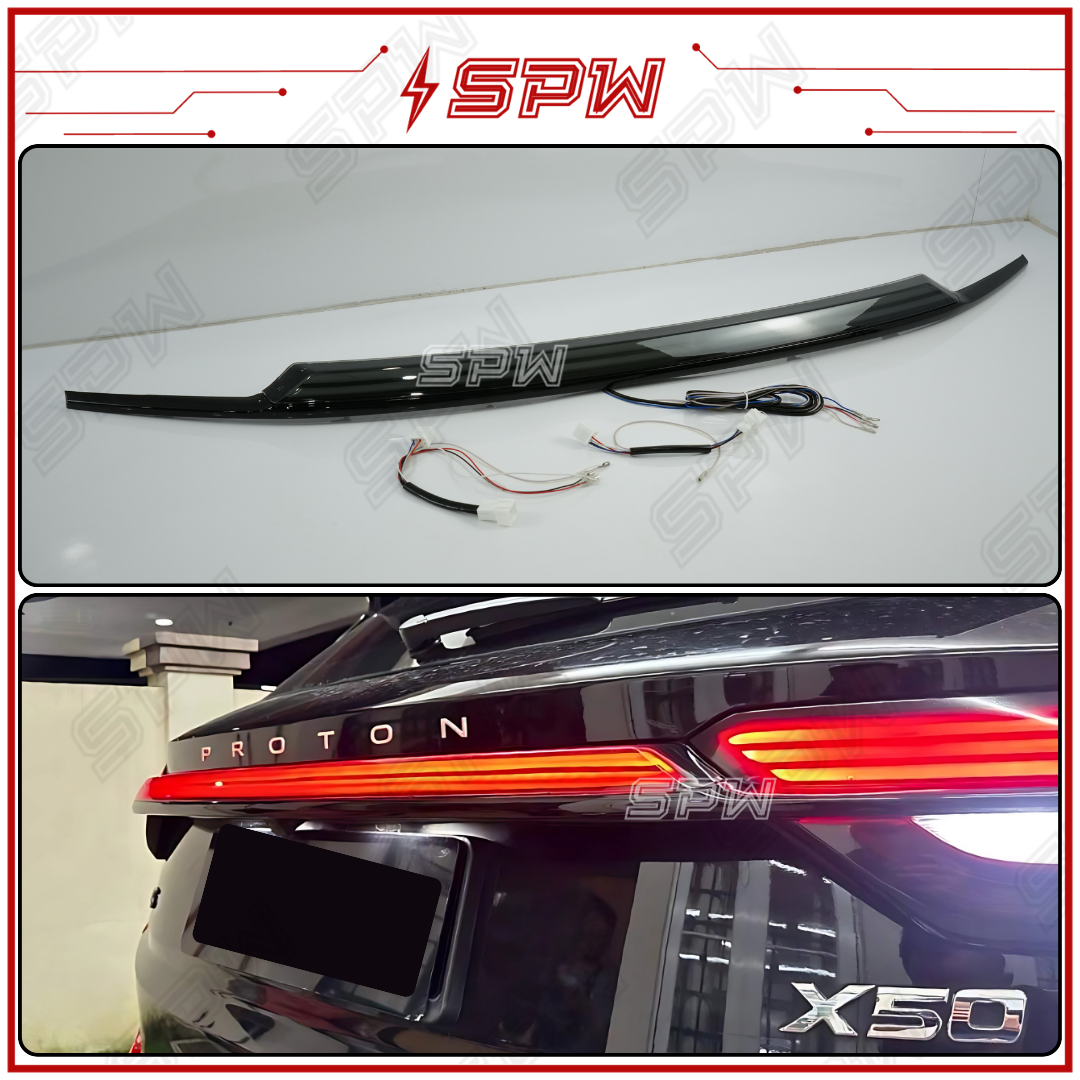 Proton X50 X-50 (2020-2024) V3 Trunk LED Rear Garnish Center Third ...