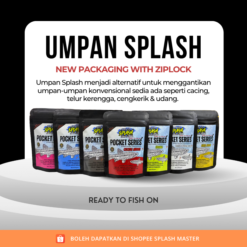 Umpan Splash - Ikan Keli Killer (Pocket Series) | Shopee Malaysia