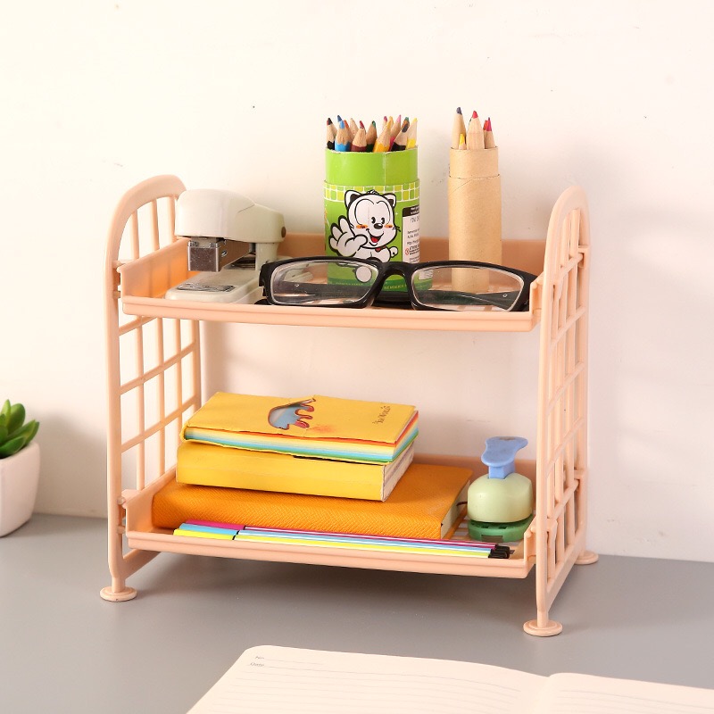 2 Layer Table Top Shelf Storage Rack Kitchen Storage Rack Organizers ...