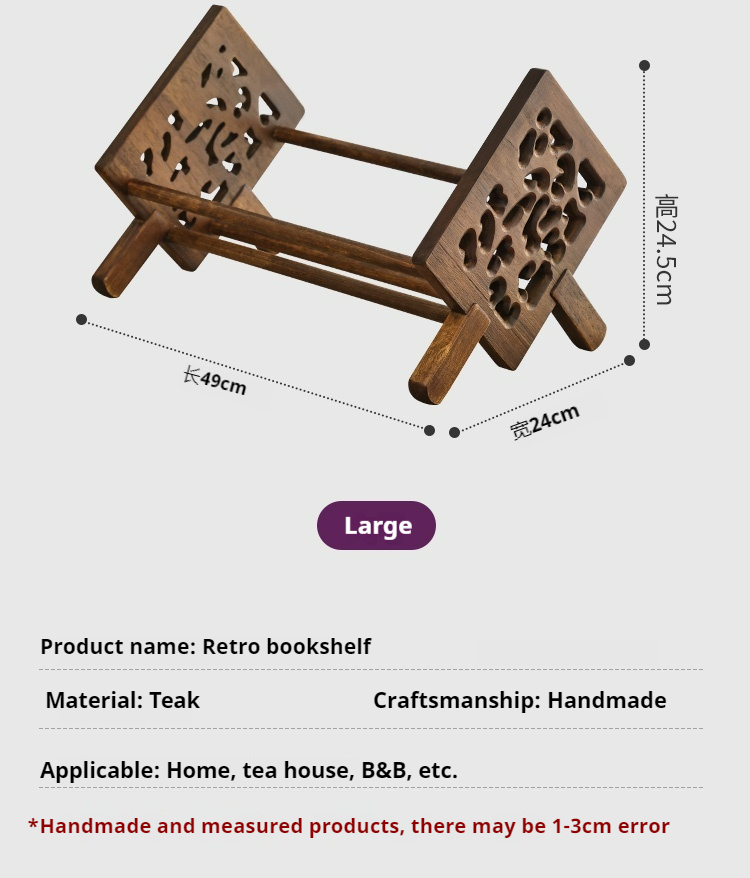 Teak Tabletop Bookshelf Recipe Bookshelf Magazine Rack CD Small ...