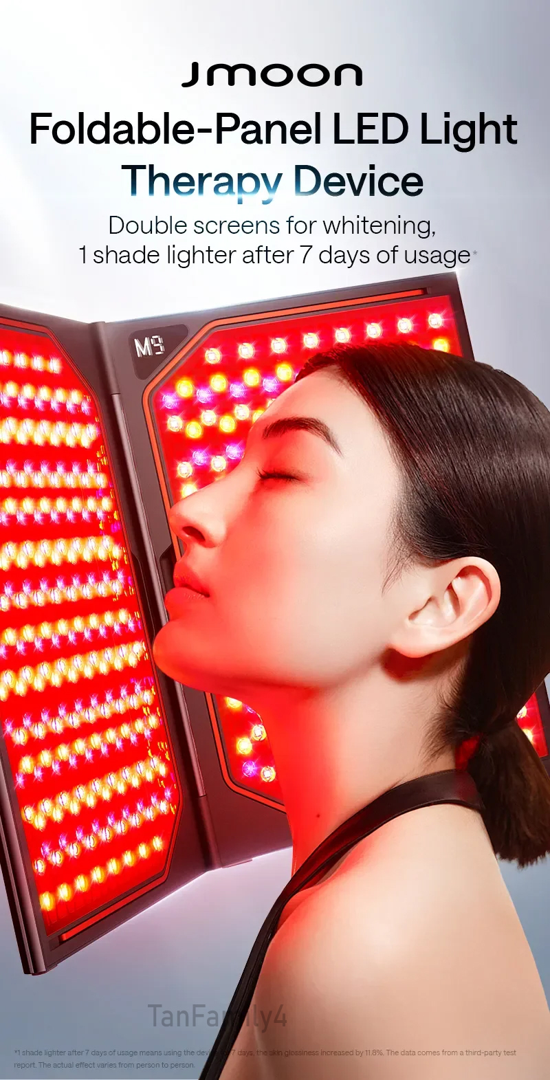 Jmoon JD10 High-Energy Light Therapy Foldable LED Beauty Device ...
