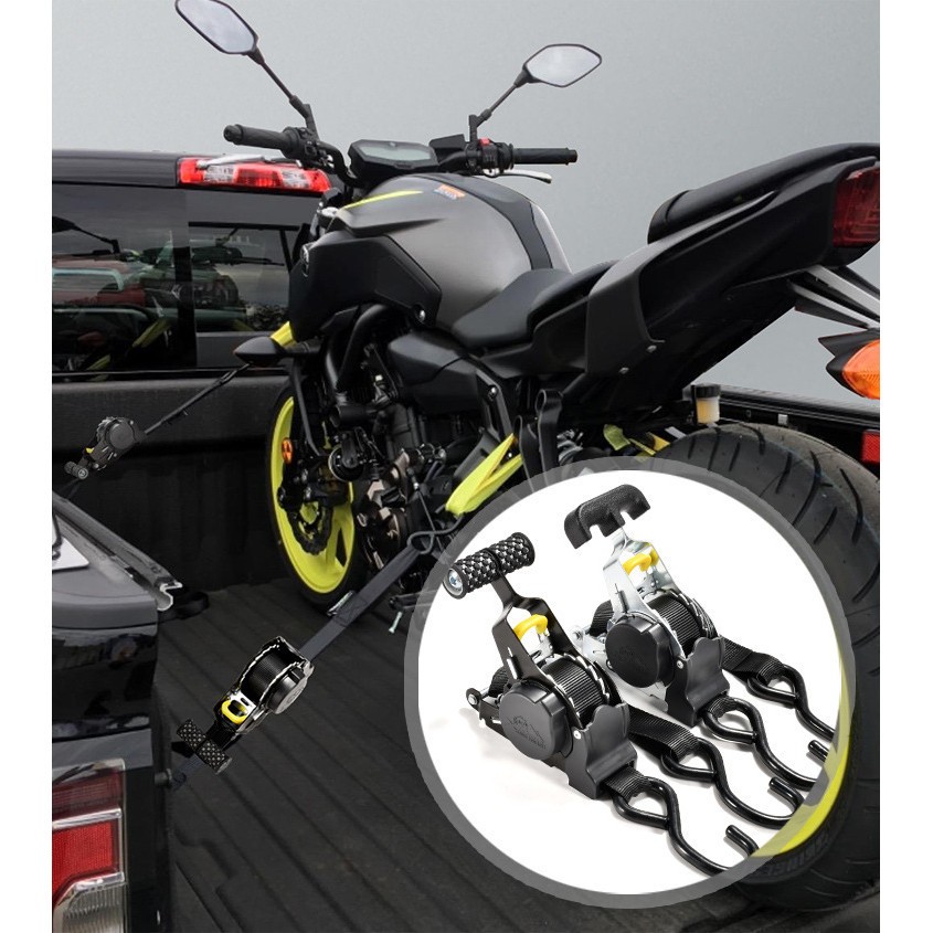 Motorcycle Strap Auto Ratchet Strap Towing Strap Motorcycle Bundled ...