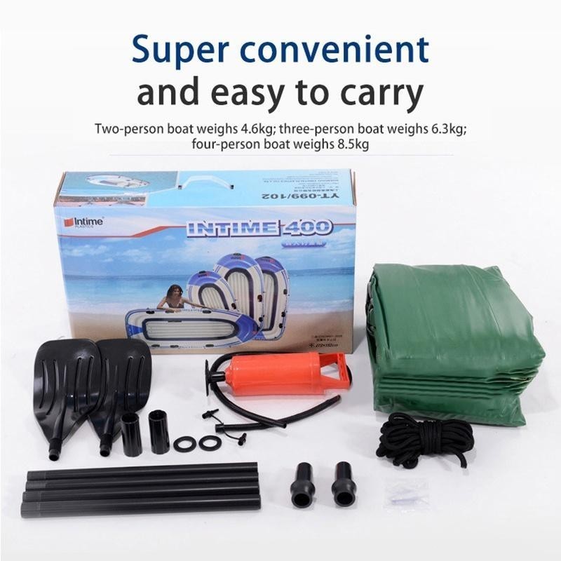 WTHB High Strength Inflatable Boat PVC Portable Inflatable Water Sport ...