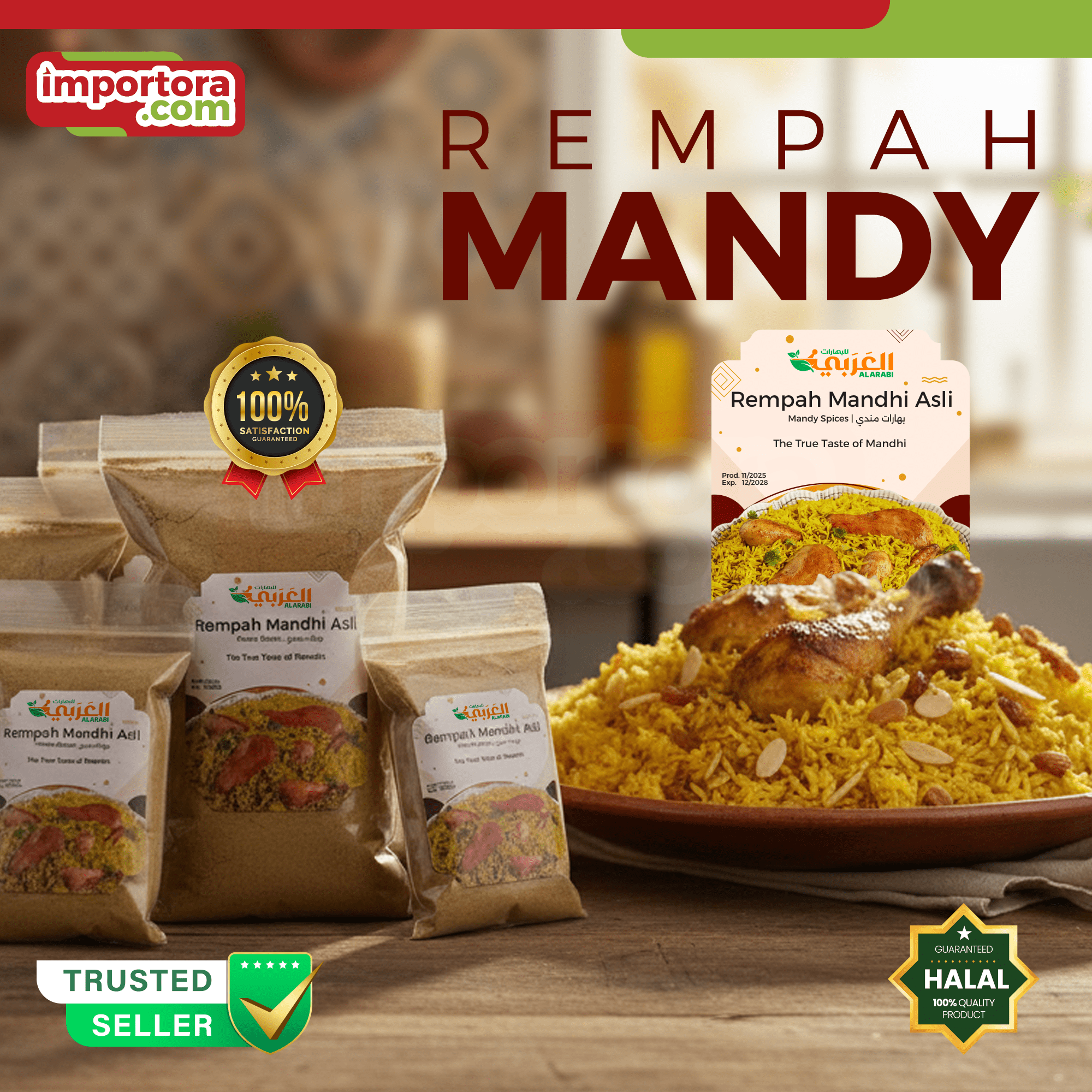 Rempah Mandi ALARABI | 100% Asli Arabic Rice Mandy Spice Chicken & Lamb ...
