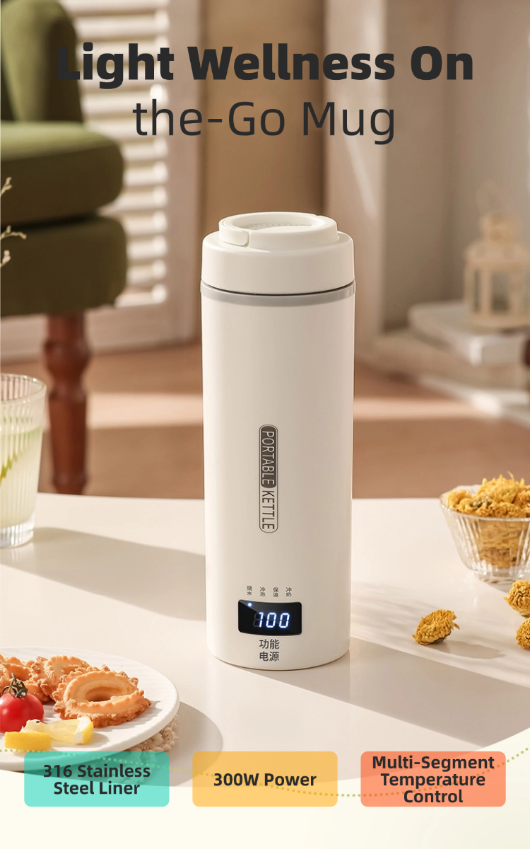Electric Kettle Portable USB-Powered Electric Travel mini Hot Water ...