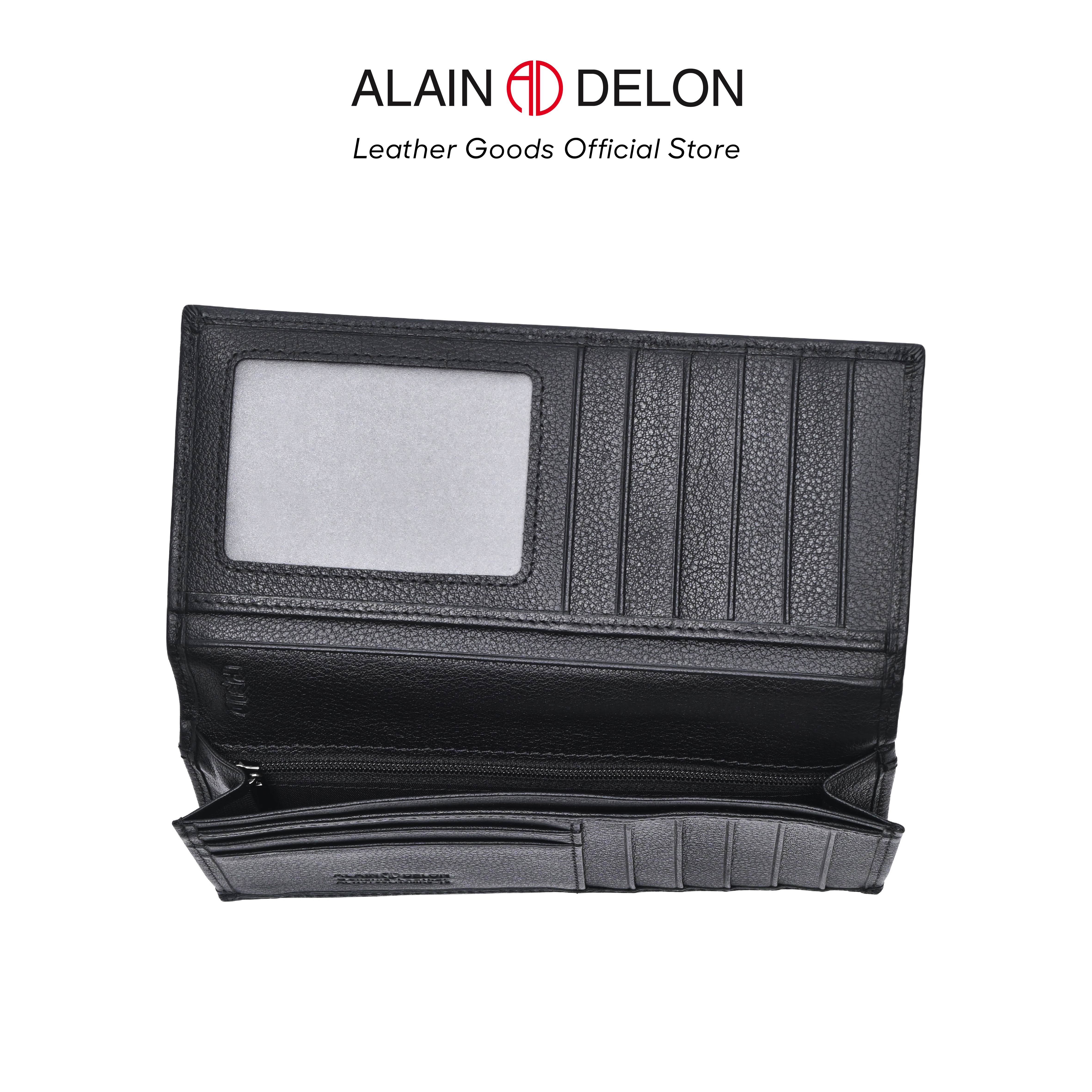 ALAIN DELON MEN RFID BLOCKING LEATHER LONG WALLET - ALW0766LN3MK5 ...